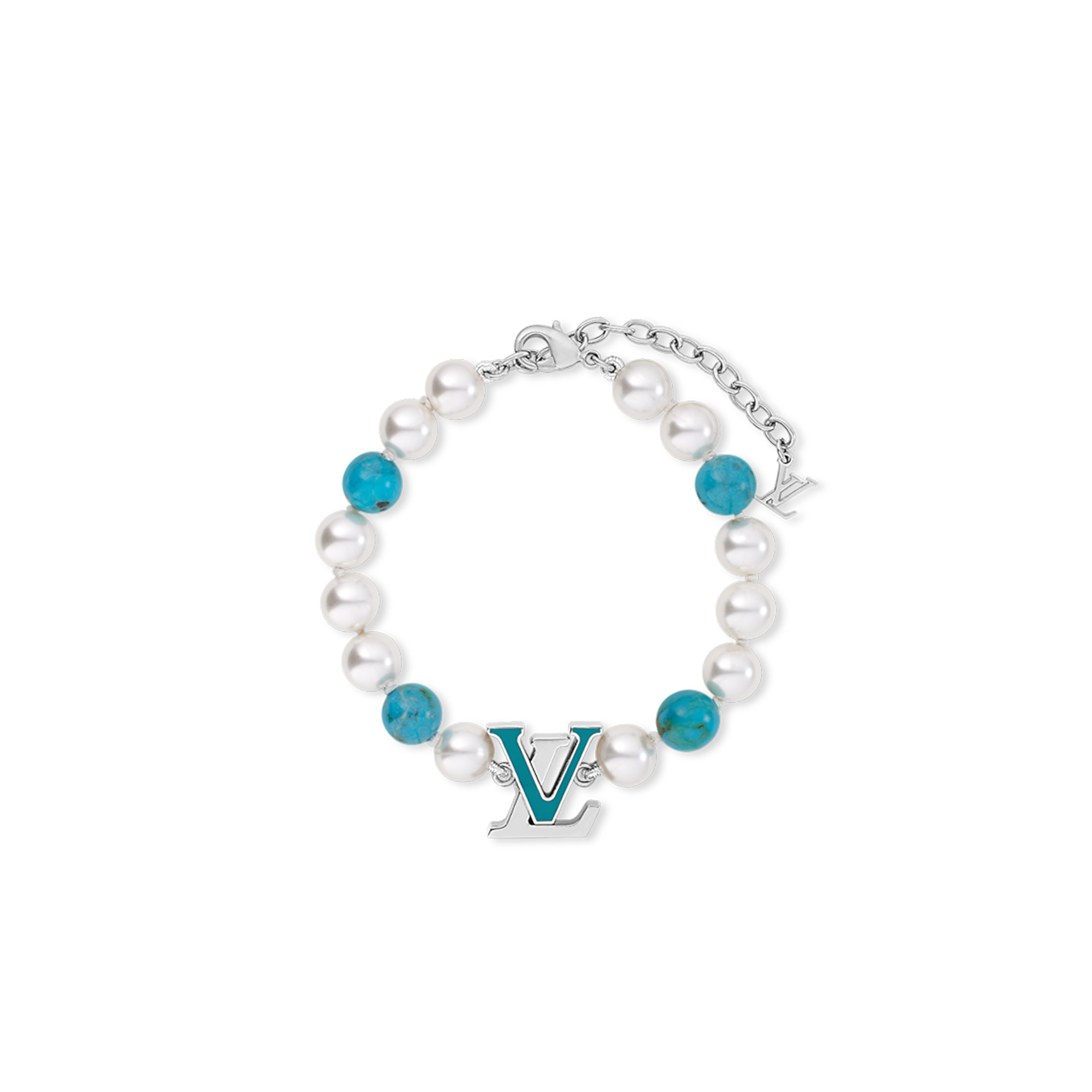 LOUIS VUITTON TURQUOISE RODEO BRACELET M1154A